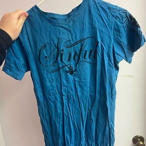 Sinful Vibrant Blue Tee